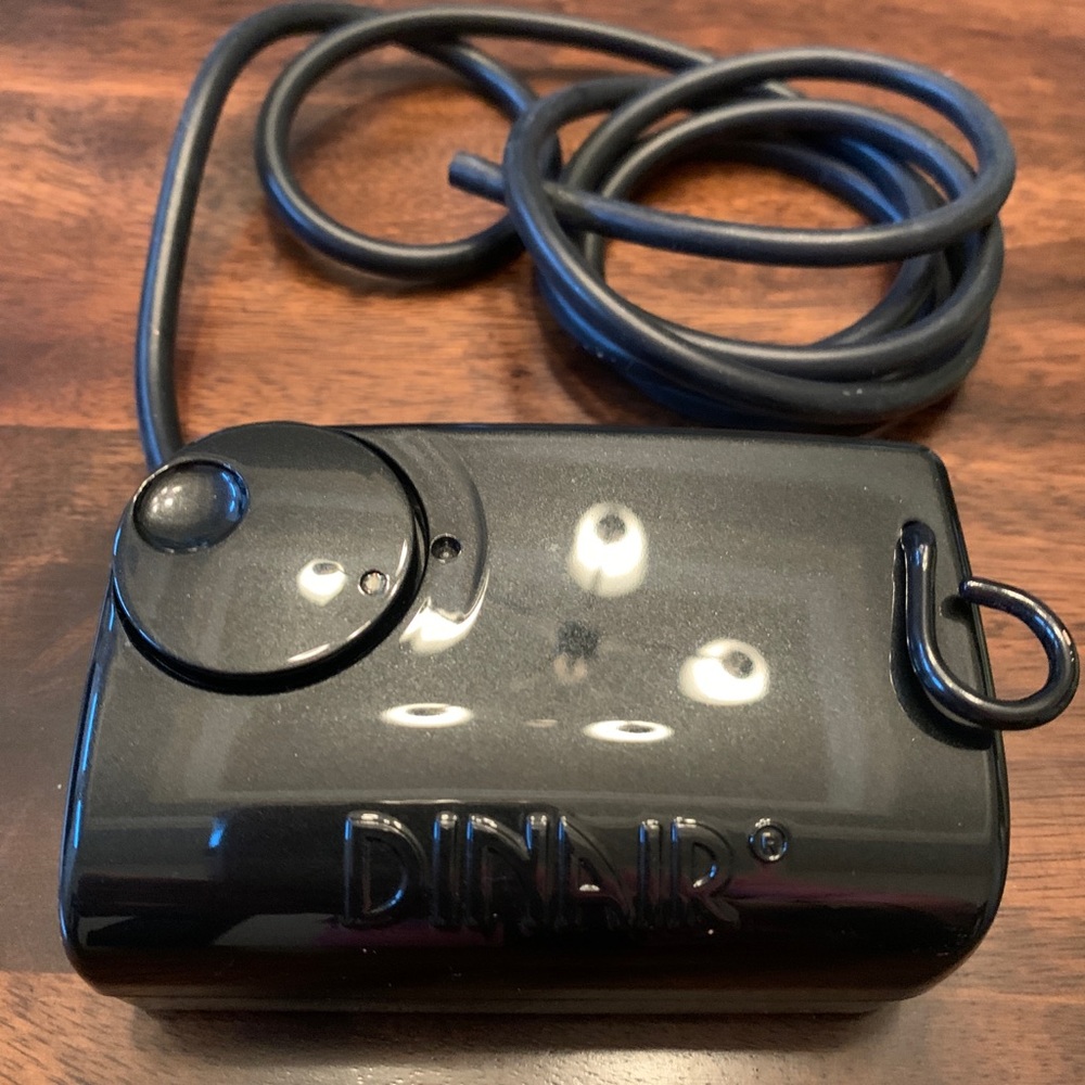 Dinair pro light airbrush compressor and hose.